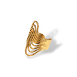 Wave Gold Ring