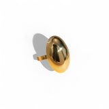 Oval Dome Gold Ring