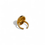 Oval Dome Gold Ring
