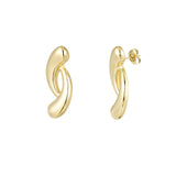Twist ~ Gold Earrings