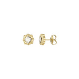 Diamond Stud ~ Gold Earrings