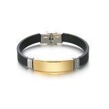 Men’s Engravable Bracelet ~ Gold