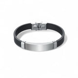 Men’s Engravable Bracelet ~ Silver