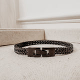 Men’s Chain Links ~ Black Bracelet