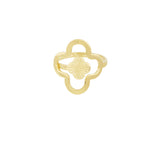 Dainty Clover ~ Gold Ring