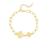 Clover Link ~ Gold Bracelet
