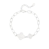 Clover Link ~ Silver Bracelet