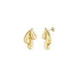 Triple Drip ~ Gold Earrings