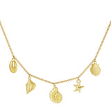 Summer Charm ~ Gold Necklace