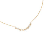 Diamond Arch ~ Gold Necklace