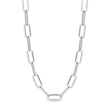 Paperclip Chain ~ Silver Necklace
