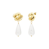 Eternal Rose ~ Gold Earrings