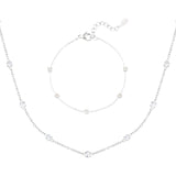 Minimalistic Sparkle ~ Silver Set