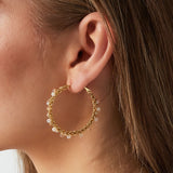 Crystal Party ~ Gold Earrings