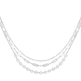 Layered Simplicity ~ Silver Necklace