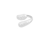 Luminous Curve ~ Silver Ring
