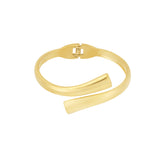 Modern Cuff ~ Gold Bracelet