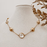 Crystal Gold Necklace