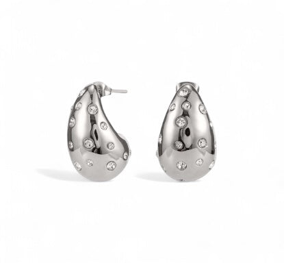 Sparkly Teardrop Earrings